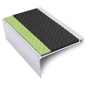 Aluminium Stair Nosing Ahd05 Anti Slip Black Tredsafe 246m