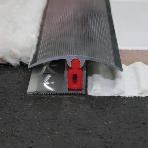 aluminium adjustable height carpet door threshold strip 40mm with easy clip ttg pivots