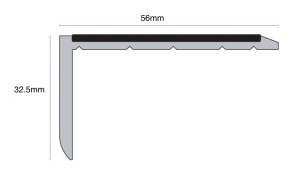 Nsp Technical Drawing Pvc Stair Nosing