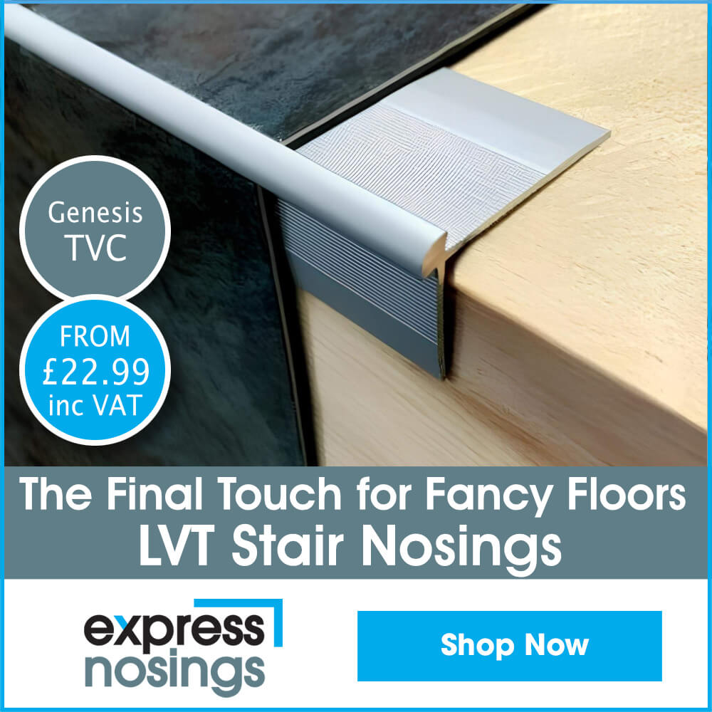 LVT stair nosings from £22.99, shop now.