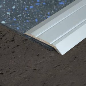 TAV vinyl edging ramp cover matt silver