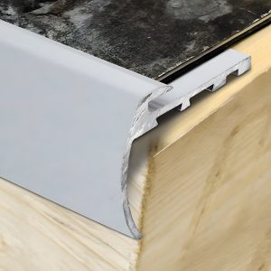 aluminium vinyl nosing tvb 3mm 5mm lvt curved edge step profile
