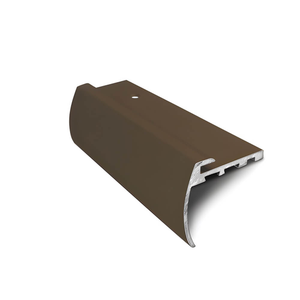 aluminium vinyl nosing tvb 3mm 5mm lvt curved edge step profile