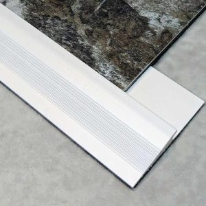 tvr anodised aluminium 3mm lvt reducer trim – silver, black, bronze finishes