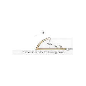brass naplock threshold strip 15mm carpet to lvt vinyl cat bnf