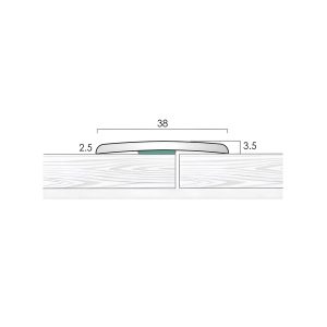 cat ac38 dhc self adhesive stick fix aluminium cover plate 38mm